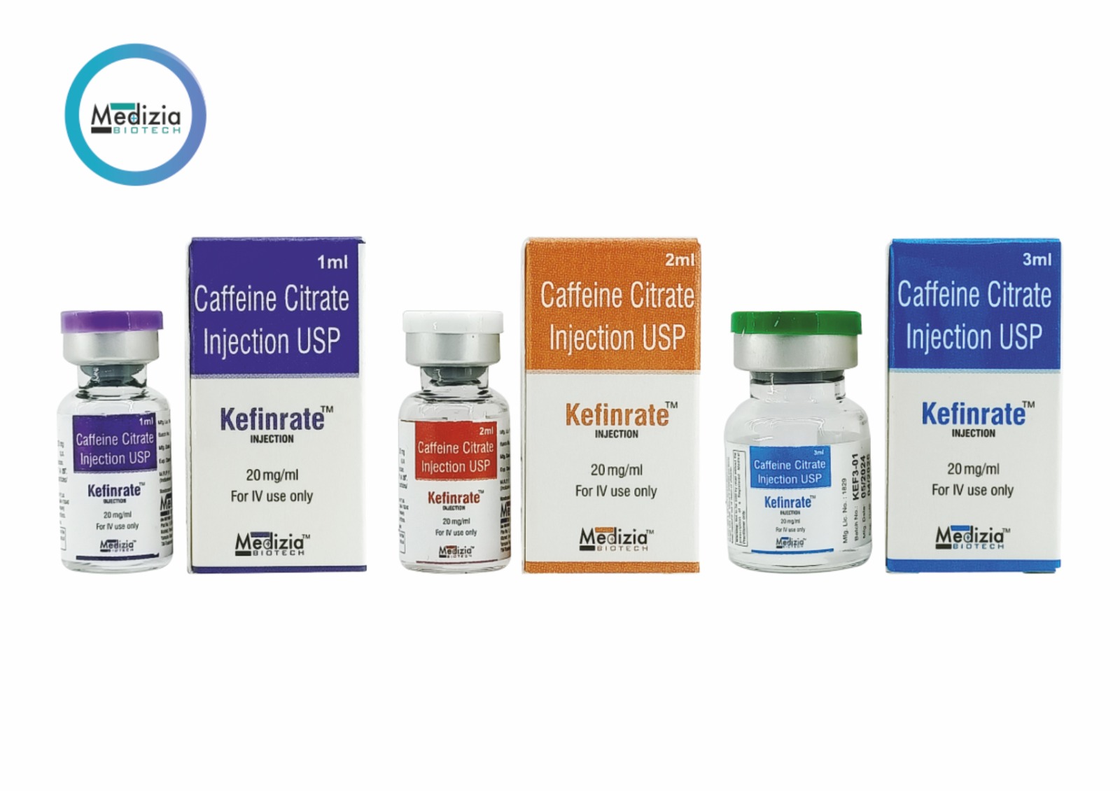 Caffeine Citrate Injection 1ml 2ml 3ml Franchise Ready Stock in India