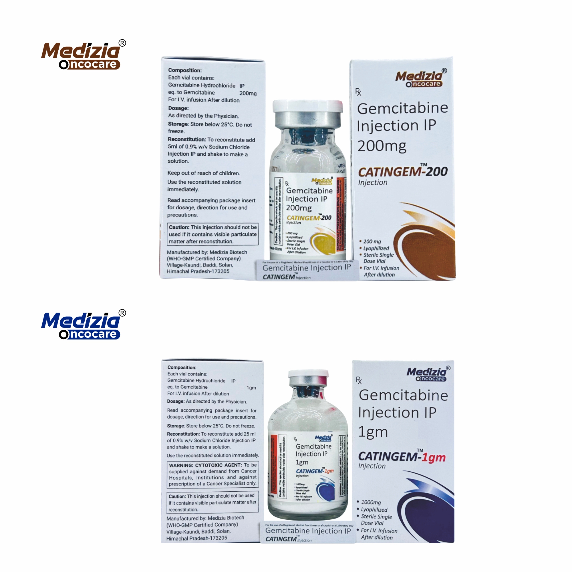 Gemcitabine Injection Manufacturer Supplier Franchise in India
