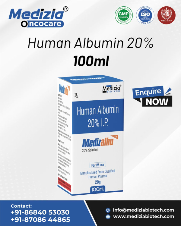 Human albumin injection exporter india