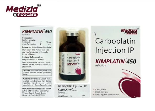Carboplatin Injection 450mg/45ml Manufacturer | Anti Cancer Liquid Injection Third Party Manufacturing