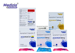 APREPITANT CAPSULES 125MG + 80MG + 80MG(Combo Pack) - (PETAPRON KIT 125/80 CAPSULES)